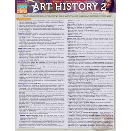 Art History 2 Quickstudy Easel